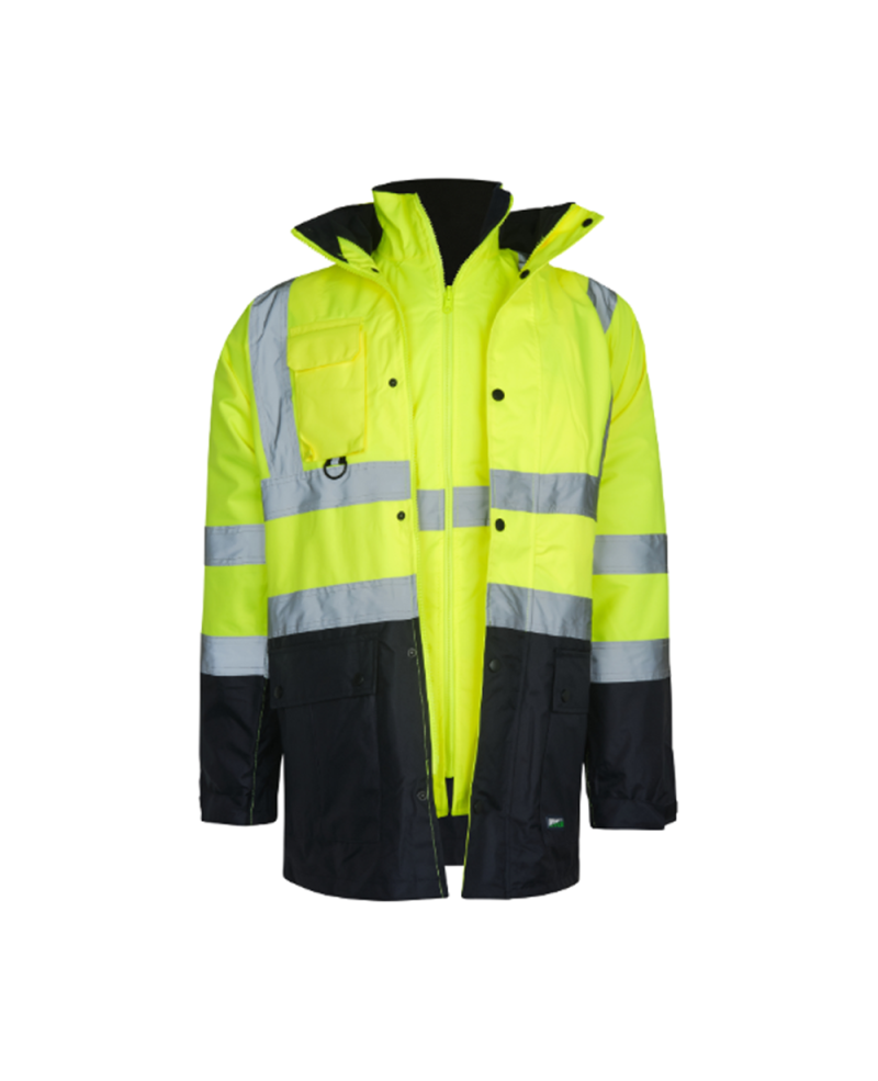 Izrasa NT44 5+1 Reflektörlü Parka Neon Sarı - Görsel 2