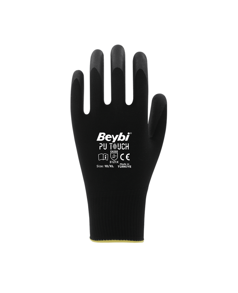 Beybi PU TOUCH Poliüretan Kaplı Polyester Eldiven - Görsel 2